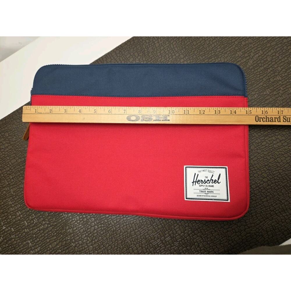 The Herschel Supply Co Brand 15x11” Laptop Sleeve in Navy And Red